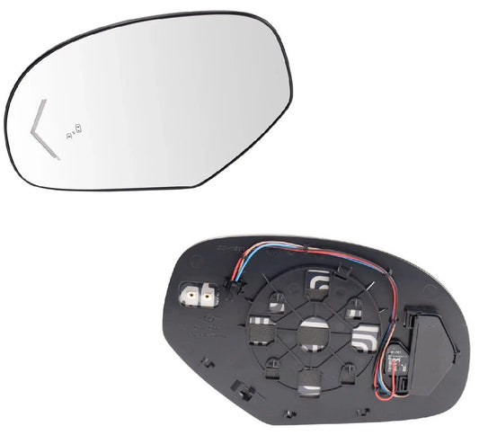 Mirror Glass Heated Arrow Signal Blind Spot Detection Driver Side Left LH for GM