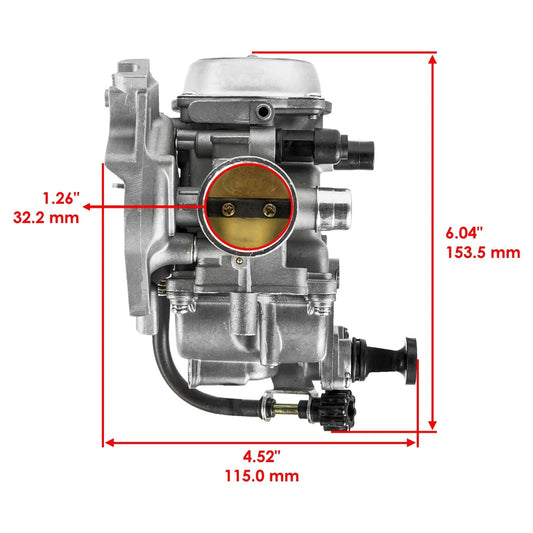 Caltric Carburetor Carb For Kawasaki Bayou 400 KLF400B 4X4 1993-1999