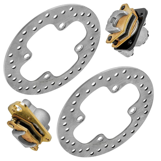 Rear Brake Caliper w/ Disc fits Yamaha Grizzly 700 YFM700F YFM700G 4X4 2012-2026