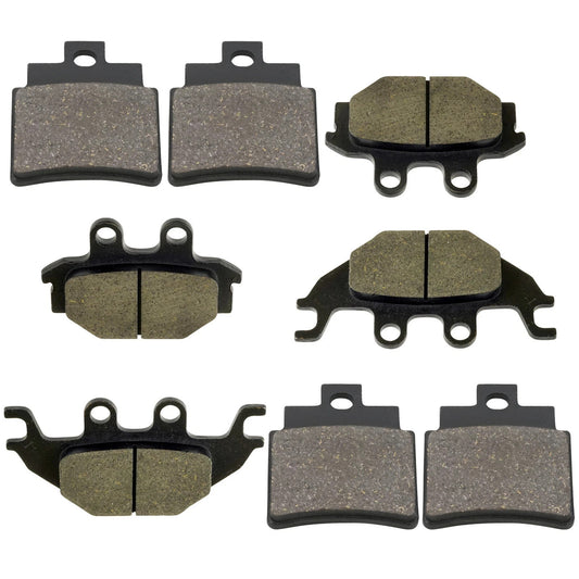 Front & Rear Brake Pads for Kymco Mxu 250 2004 2005 2006 2007 2008 2009 2010