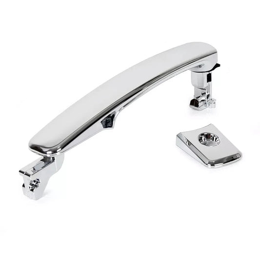 HECASA Front Driver Side Chrome Door Handle w/Key Hole For 09-2015 Nissan Rogue