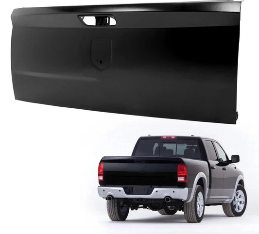 Primed Steel Rear Tailgate For RAM 1500 2009-2018 RAM 2500 3500 2010-2018 Black