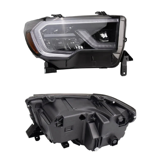 Right Headlight Assembly Passenger Side For 18-22 Toyota Sequoia TO2503267