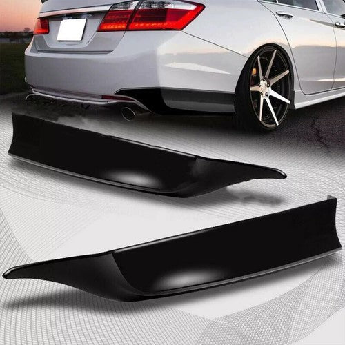 For 2013-2015 Honda Accord 4-DR HFP-Style Front+Rear Bumper Spoiler Lip 4pc