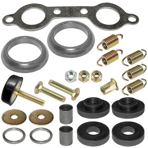 Exhaust Muffler Silencer Kit for Polaris Sportsman 600 Twin 2003 2004 2005 ATV