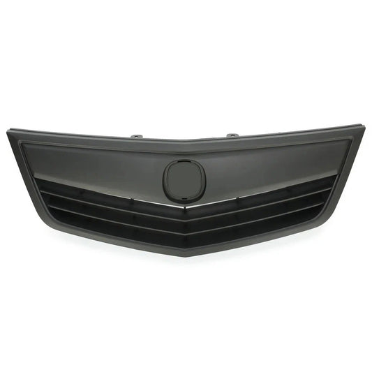 For 2011 12 13 2014 Acura TSX Front Bumper Upper Mesh Grille Trim Matte Black