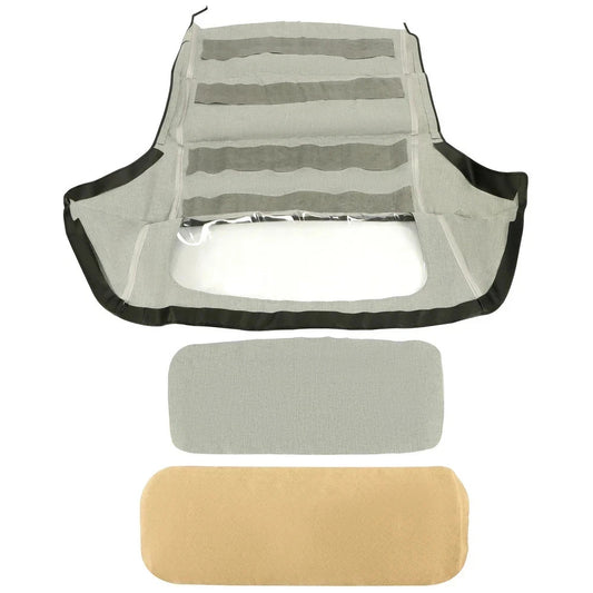 For BMW E30 E36 325i 318i 1986-93 Convertible Soft Top Replacement&Clear window
