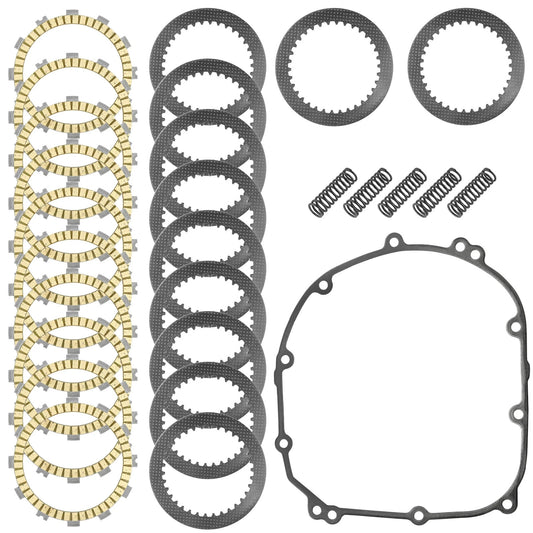 Clutch Friction w/ Steel Plates Gasket kit for Kawasaki Z1000 ZR1000 2010 - 2015