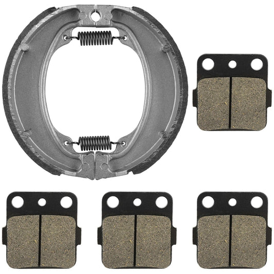 Front Brake Pads & Rear Brake Shoes for Honda TRX250EX Sportrax 250 Ex 01-08