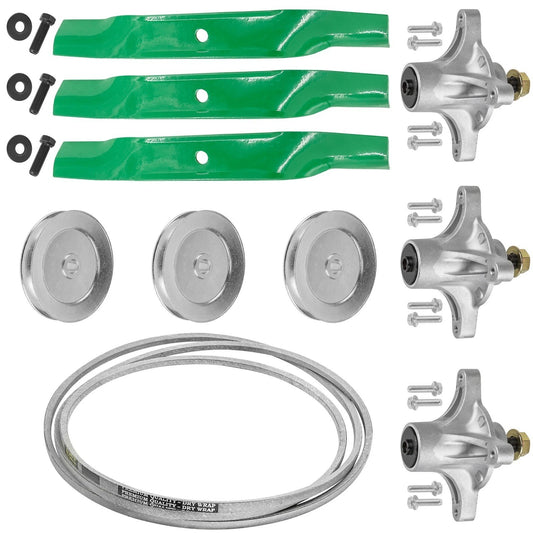 50" Deck Spindles & Kit for Exmark QTS691KA502 QTS725GKC50200 QTS691KA502