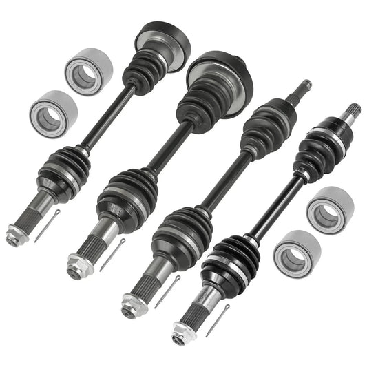 for Yamaha Grizzly 660 YFM660F 4X4 03-08 Front and Rear Left Right CV Joint Axle