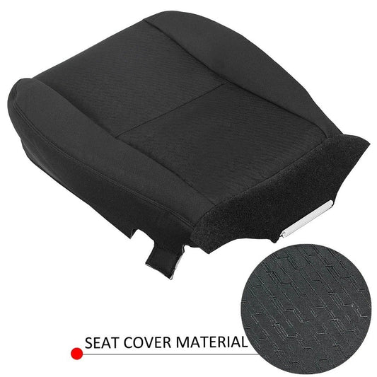 Left Driver Bottom Cloth Seat Cover For Chevy Silverado 1500/2500HD 2007-2014