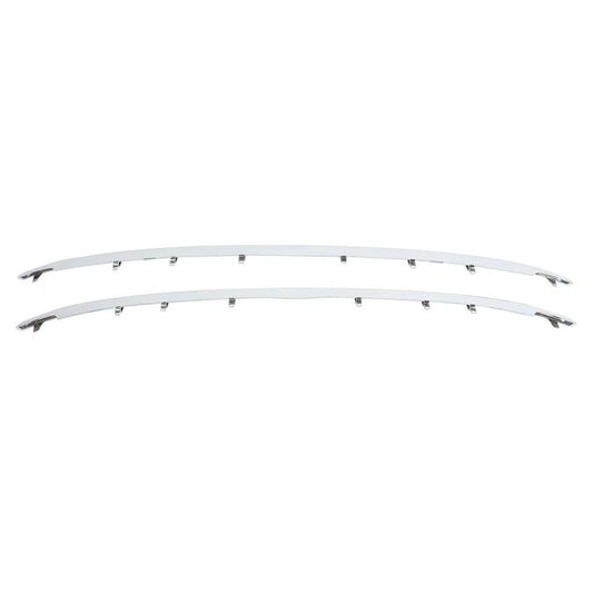 For Ford Explorer 2011-2015 #BB5Z8200BA Lower & Upper Grille Molding Trim Chrome
