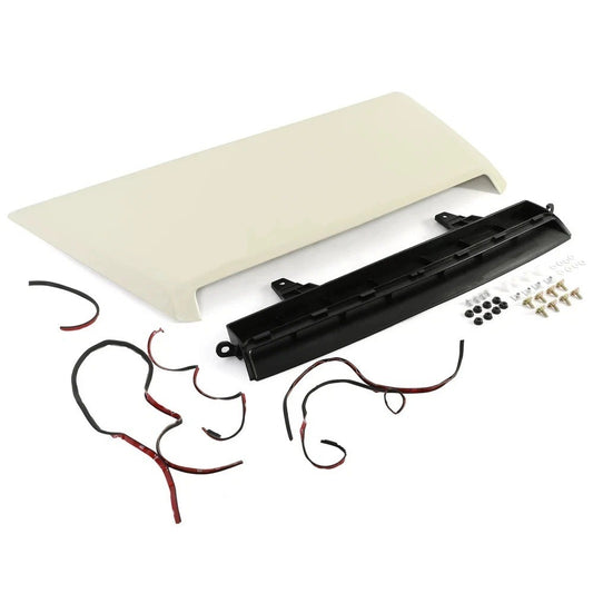 Front Upper Hood Scoop Bulge Kit Assembly For Toyota Tundra 2014-2021 White