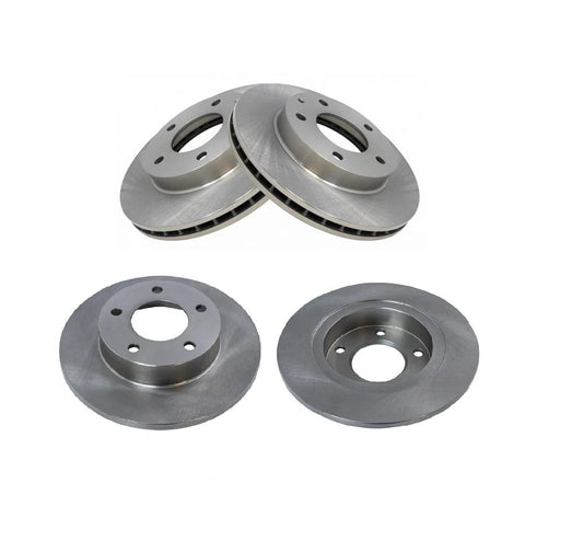 Brake Rotor Set Fits 1993-1997 Ford Probe Mazda 626 MX-6 2001-2003 Protege