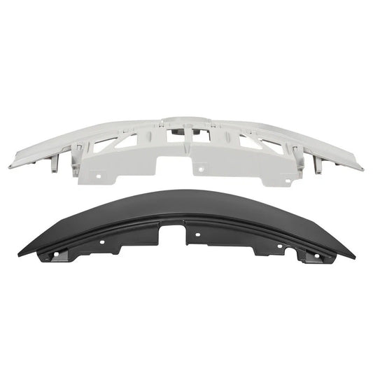 Front Bumper Grille + Hood Molding Cover For 2014-2016 Nissan Versa Note Chrome