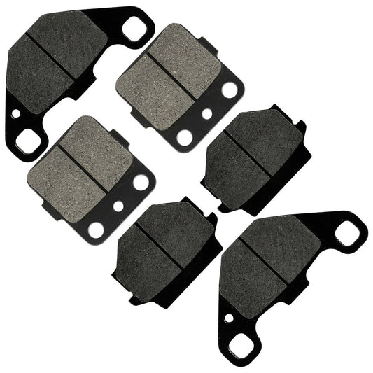 Front Rear Brake Pads for Suzuki LT230E Quadrunner 230 1987 1988 1989 1990-1993