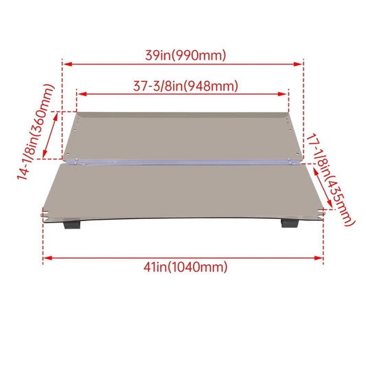 Folding Golf Cart Tinted Windshield Windscreen For EZGO TXT 1994-2013 2014