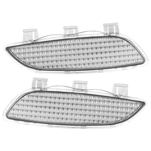Clear Front Bumper Side Marker Lights Reflector For BMW M3 E90 E92 E93 2008-13