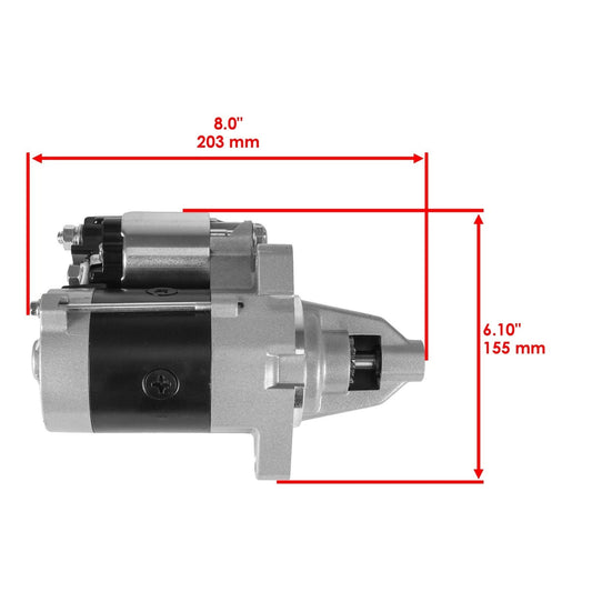 Caltric Starter Motor for Briggs & Stratton 84006533 845761