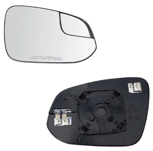 Exterior Mirror Glass Heated RH Passenger Side for 16-18 Toyota Rav4