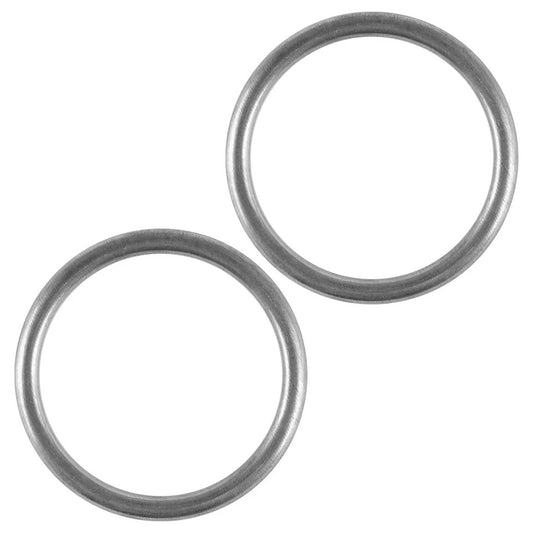 2 Exhaust Pipe Gaskets for Kawasaki VN750A Vulcan 750 1986-2006