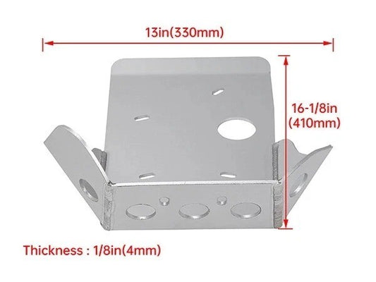 Bash Base Engine Guard Skid Plate Protector For Honda XR600R 89-00 XR650L 92-21