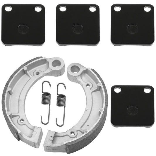 for Yamaha Grizzly 350 YFM350 2WD 2007 2008 09-2014 Front Rear Brake Pads Shoes