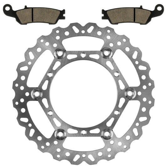 Front Brake Disc & Pads For Yamaha YZ125X 2021-25 YZ250FX YZ250X YZ450F 2020-25