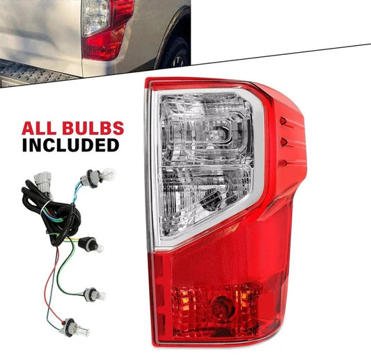 For Nissan Titan XD 2016-2023 Right Passenger Side Tail Light Lamp w/All Bulbs