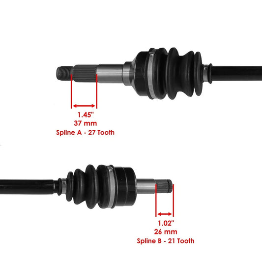 Front Left Complete CV Joint Axle for Yamaha Rhino 700 YXR700F 4WD 2008-2013