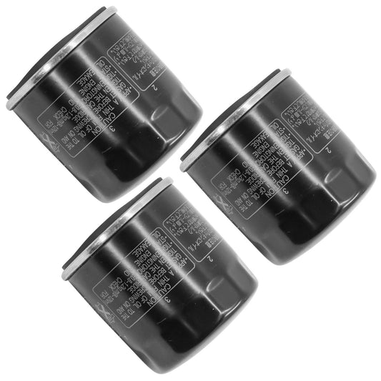 for Kawasaki KAF620 Mule 2510 4X4 1993 1994 1995 1996-2000 Oil Filter 3-Pack
