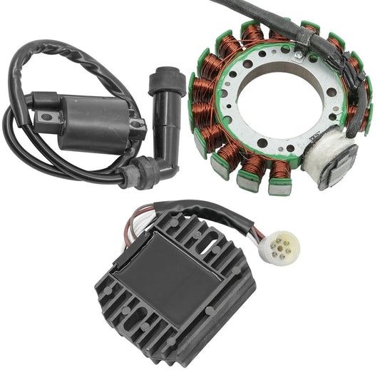 Stator & Regulator Rectifier for Yamaha Warrior 350 YFM350 1989 W/Ignition Coil