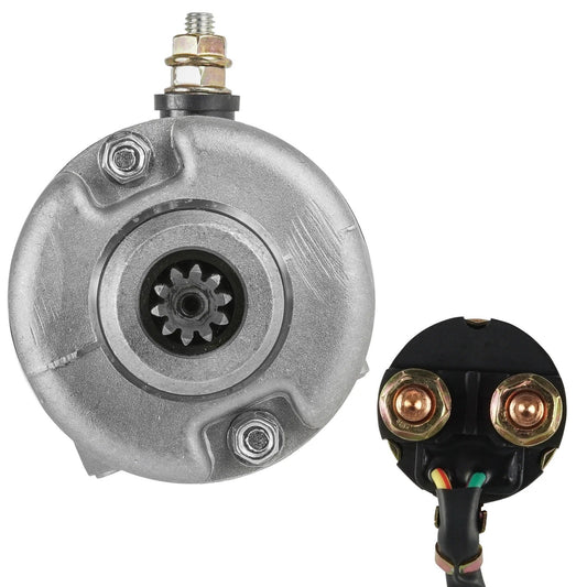 Starter & Relay for Honda Atv TRX450ER 2006 2007 2008 2009 2010 2011 2012-2014