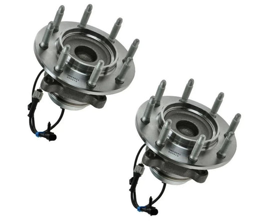2 Front Wheel Bearing & Hub for 1999-2017 Chevy Express GMC Savana 2500 3500 2WD