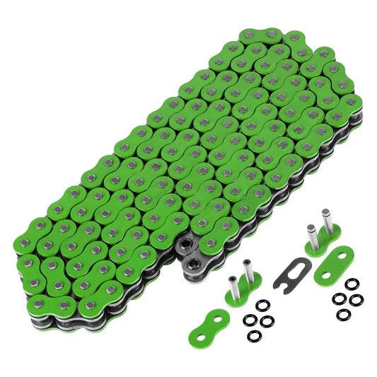 O-Ring Drive Chain for Kawasaki KLX250S 2006 2007 2009 2010 2012 2013 Green