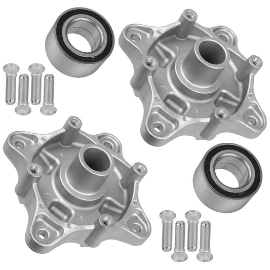 Rear Wheel Axle Hub W/Bearing Bolts for Polaris Ranger 570 2014-2021 / 12x