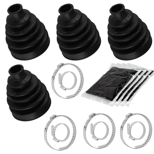 2 Rear Axle Outer Inner CV Boot Kit for Can-Am Outlander 570 4X4 EFI 2016 2017