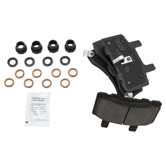 Performance Brake Rotor Drilled Slotted Coated & Ceramic Pad Front Kit