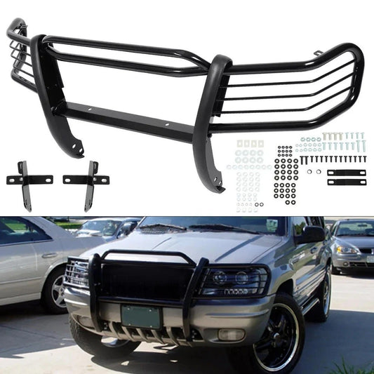 Front Grille Guard Bumper Bar Brush 4-Door For Jeep Grand Cherokee 1999-2004 02