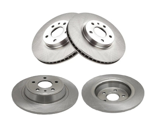Front & Rear Brake Rotors For 2013-2020 Ford Fusion 2013-2016 Lincoln MKZ