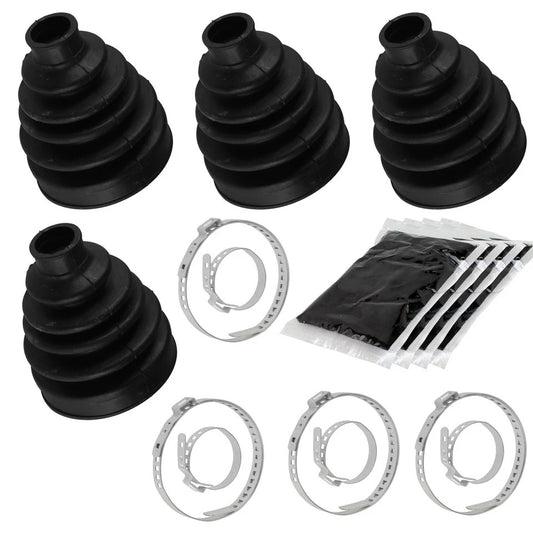2 Rear Axle Outer Inner CV Boot Kit for Can-Am Renegade 1000 4X4 Xxc 2012-2015