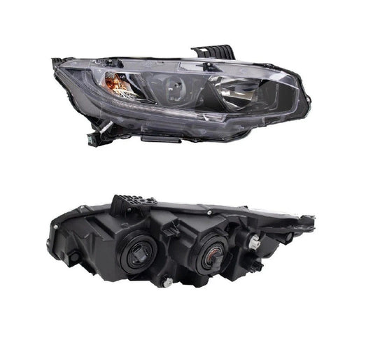 Right Headlight Assembly Passenger Side For 2019-2021 Honda Civic HO2503192