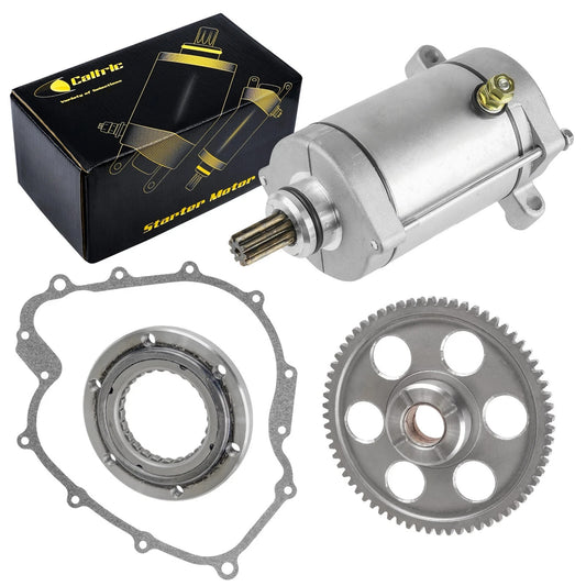 Starter & Starter Clutch & Gear Idler for Yamaha Rhino 660 YXR660 2004-2007