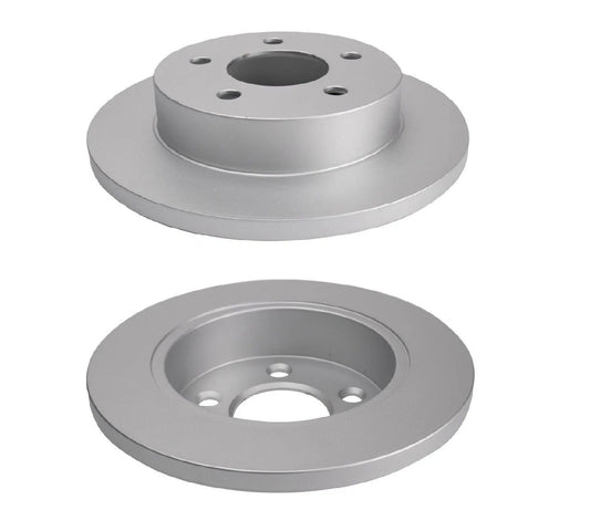 Rear Brake Rotors Set Solid For 1994-2004 Ford Mustang