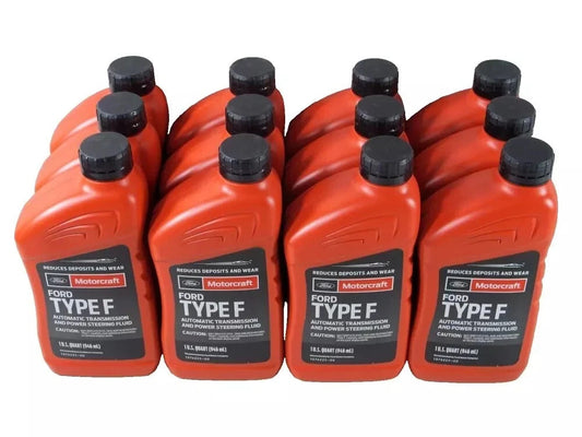 Motorcraft TYPE F Automatic Transmission & PS Fluid XT1Q1F 1 Case (12 Quarts)