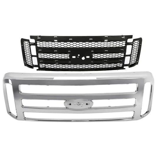 Grille Grill CONVERSION For Ford 1999-2004 Super Duty F250 F350 F450 F550