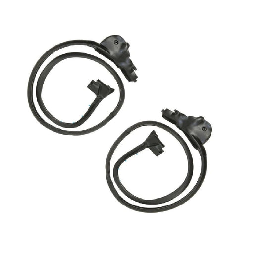 Door Seal Rubber Weatherstrip Pair for 84-89 Chevy Corvette