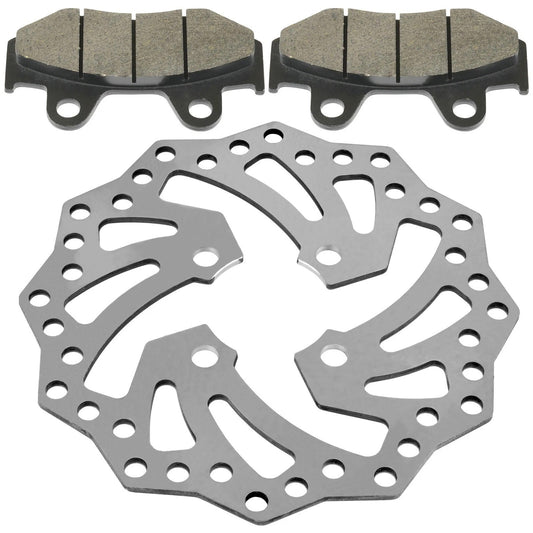 Rear Brake Disc Rotor w/ Pads fits Yamaha YFZ450R / YFZ450RSE Special 2009-2026
