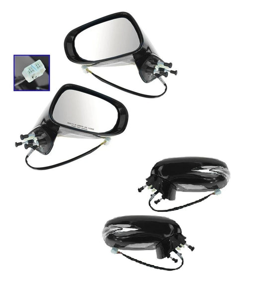Mirror Power Signal Heated Puddle Light Left Right Pair for 09-13 Lexus IS250